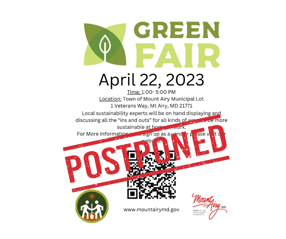 Green Fair Postponed 