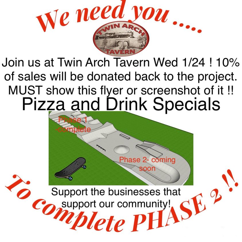 Skatepark fundraiser 