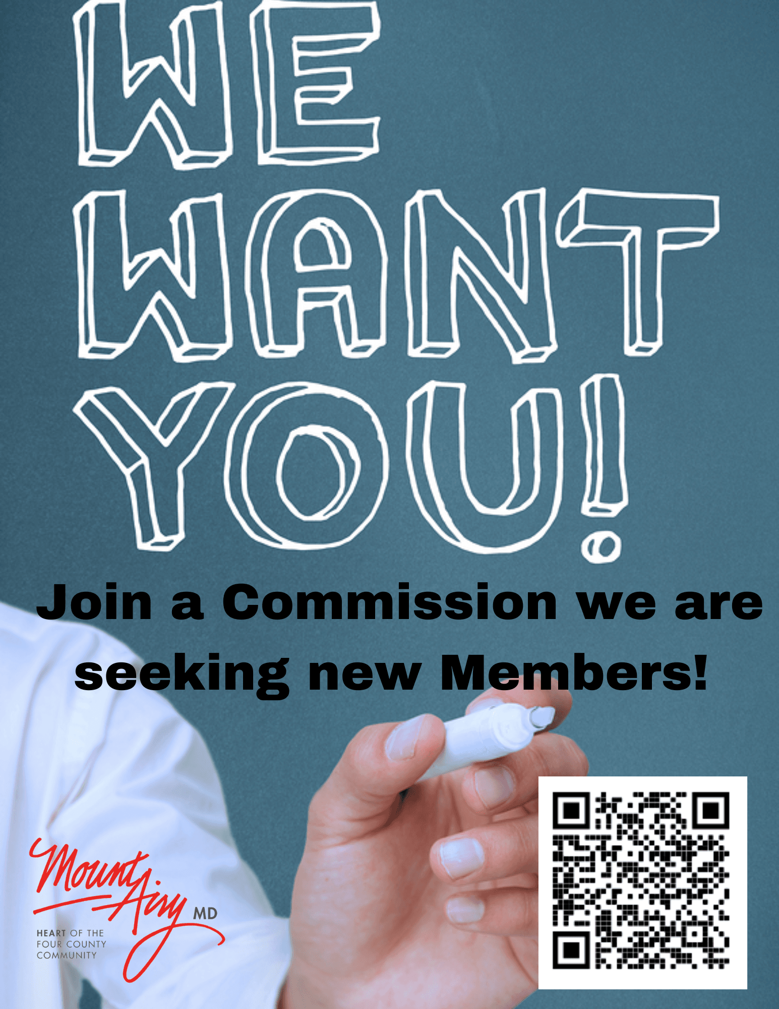 We Want You for commissions 