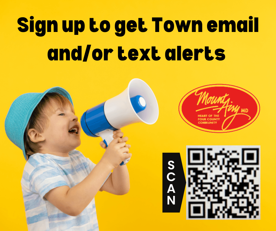 Sign up to get Town email andor text alerts