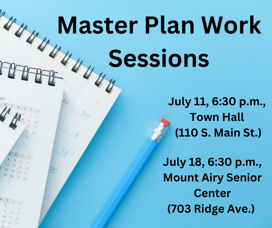 Master Plan Work Sessions