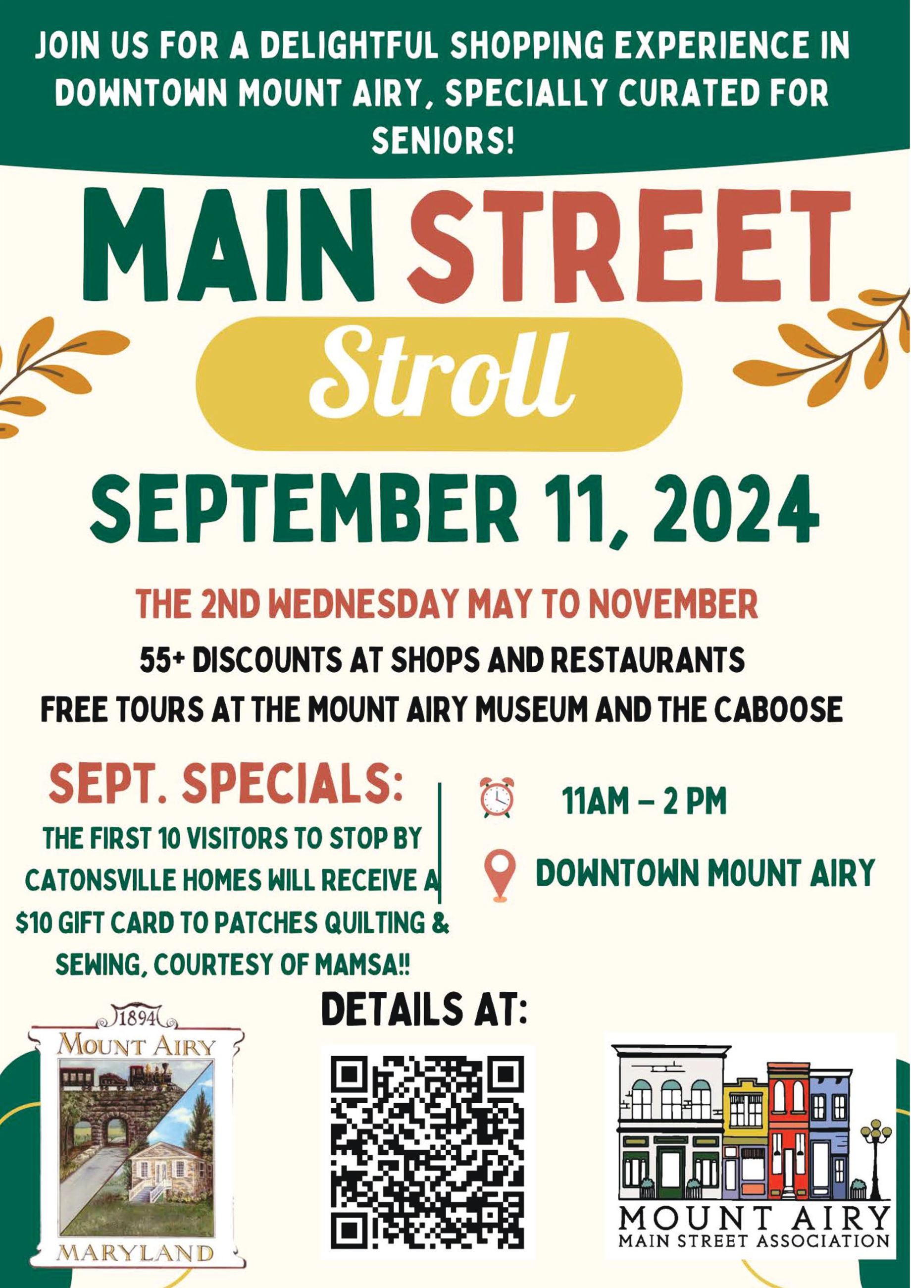 MAMSA - Main Street Stroll 9.11.24