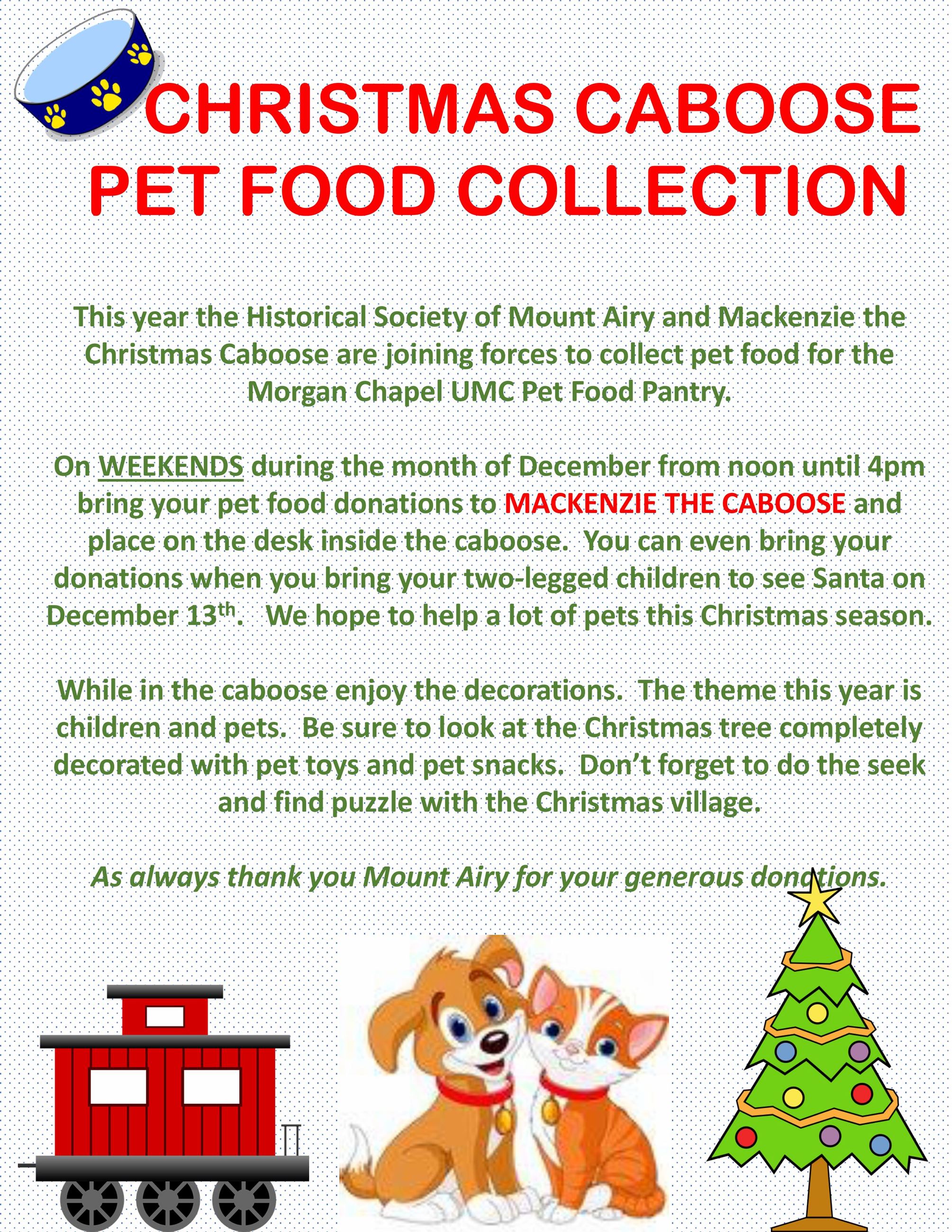 Pet food collection flyer 2