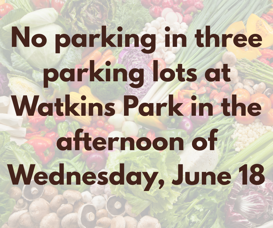 No parking in three parking lots at Watkins Park (3)