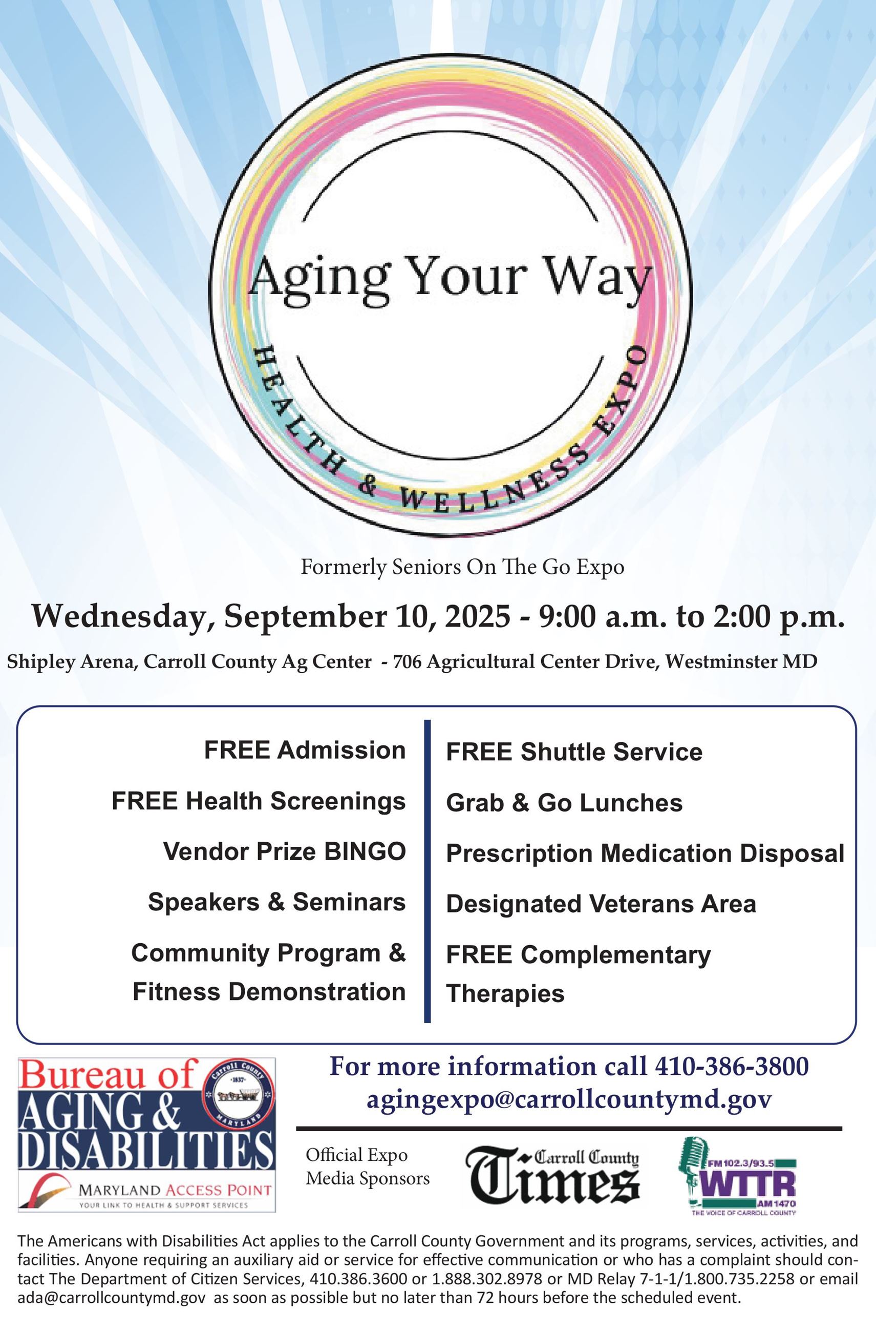 Aging Your Way Expo Flyer 2025
