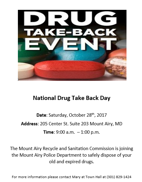 Drug Take Back Event